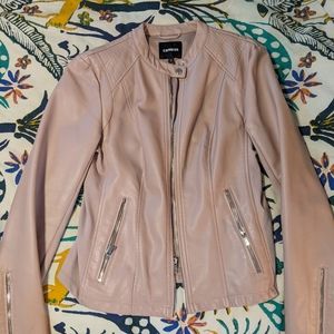 Faux leather jacket
